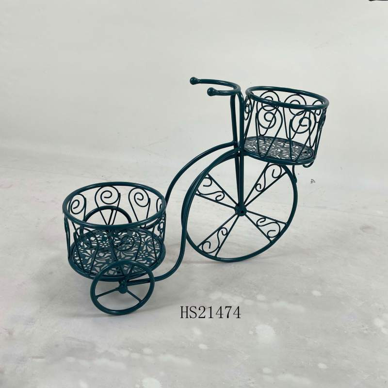 Iron Bicycle Planter