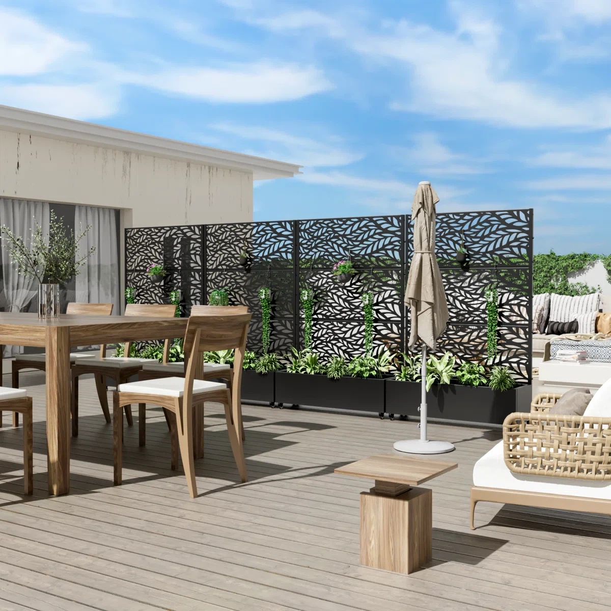 MetalPlanterBoxwithTrelliswithWheels-1157883657 2 MetalPlanterBoxwithTrelliswithWheels-1157883657 2