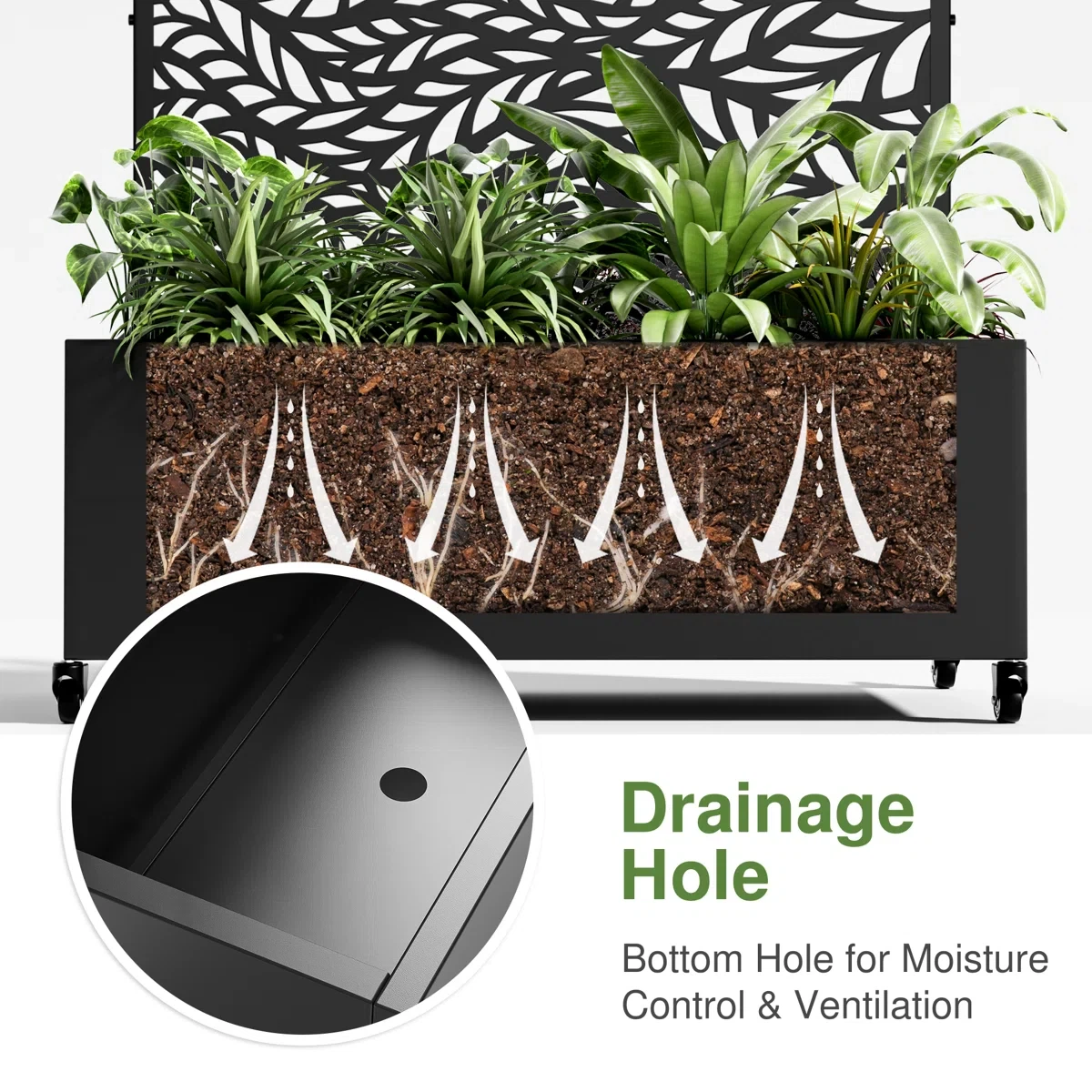 MetalPlanterBoxwithTrelliswithWheels-1157883657 5 MetalPlanterBoxwithTrelliswithWheels-1157883657 5